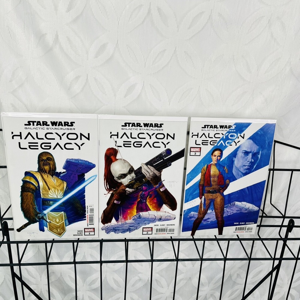 Star Wars Halcyon Legacy 1-3 Lot Aura Sing Wookie Jedi Covers (2022 Marvel)
